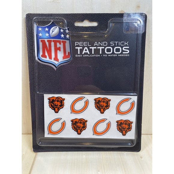 NFL Football Face Temporary Tattoo Pick your team! Peel and Stick NFL brand - Picture 5 of 11